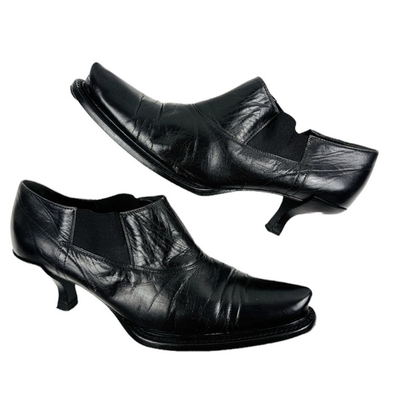 Prada leather kitten heels pump Y2K - Picture 1 of 11